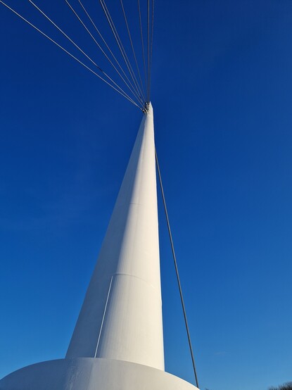 New Stockingfield Bridge in Glasgow on a sunny day. 