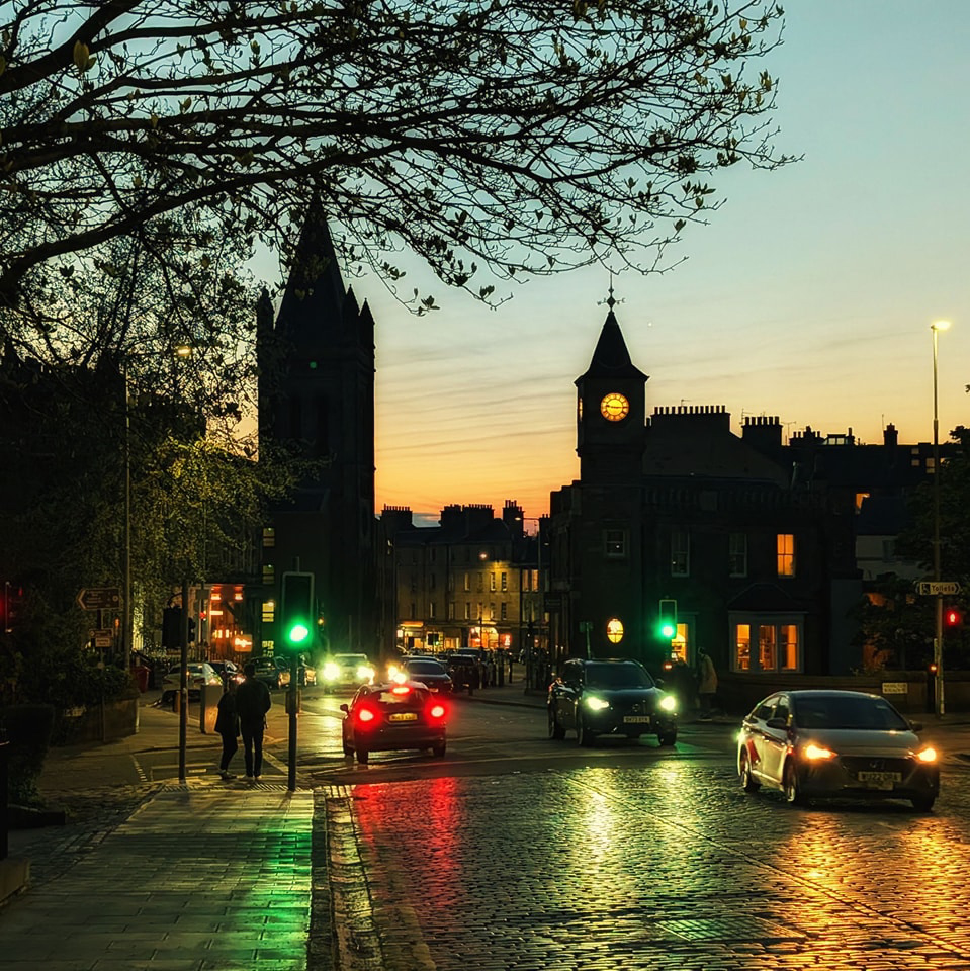 Stockbridge at dusk