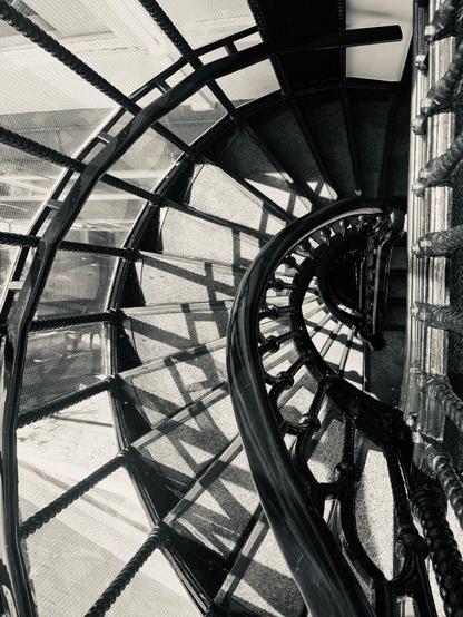 Spiral staircase at 16 Cook Street, Liverpool